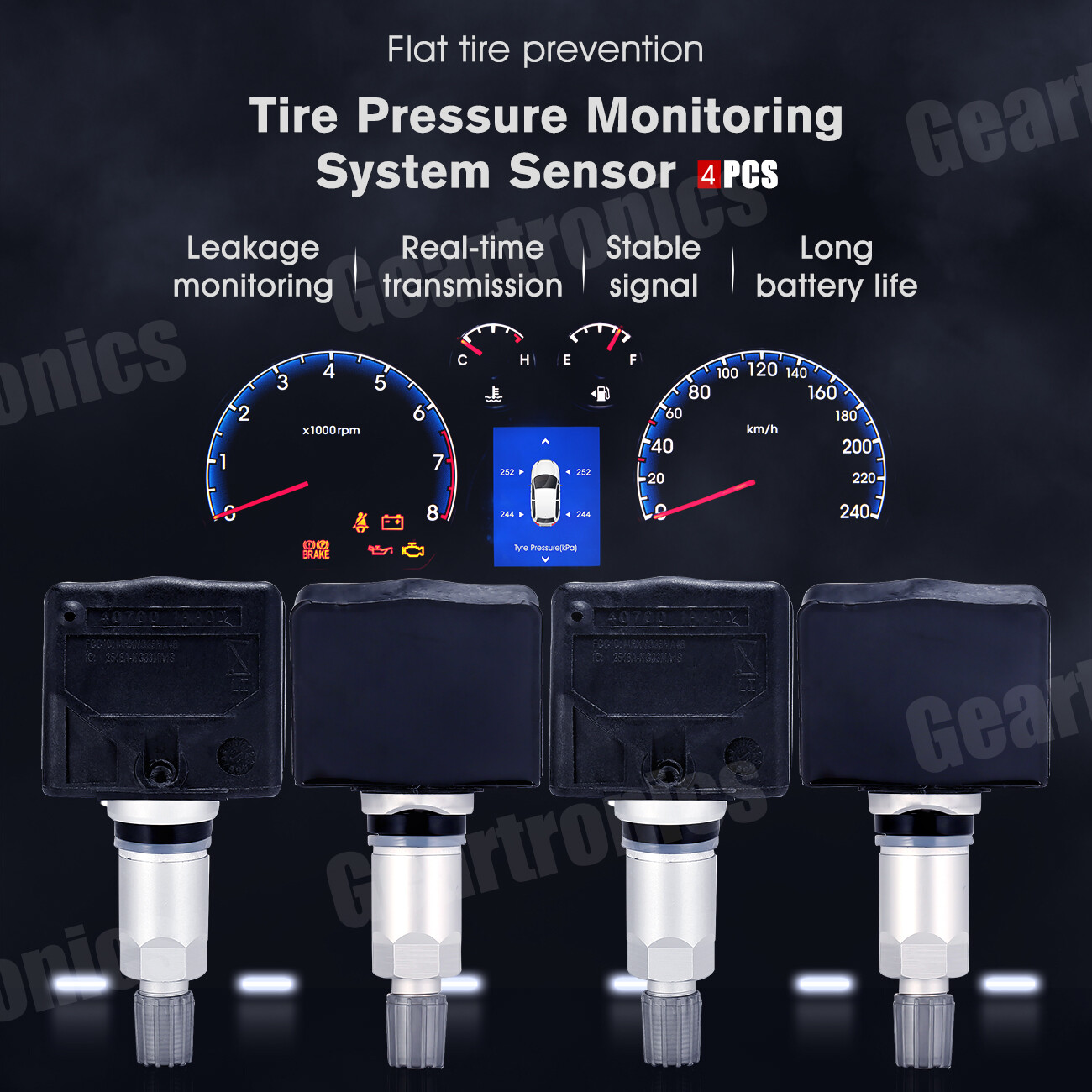 4x Tire Pressure Sensor TPMS For Nissan Titan Murano Pathfinder OEM