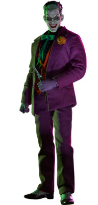 DC Comics Batman Nemesis The Joker Sixth Scale Actionfigur Sideshow Brown Box