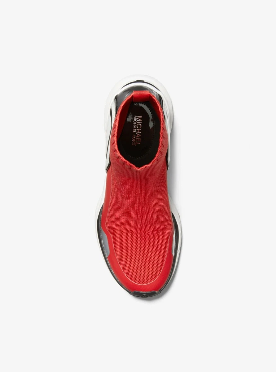 MICHAEL Michael Kors Mickey Sneakers Booties Bright Red womens