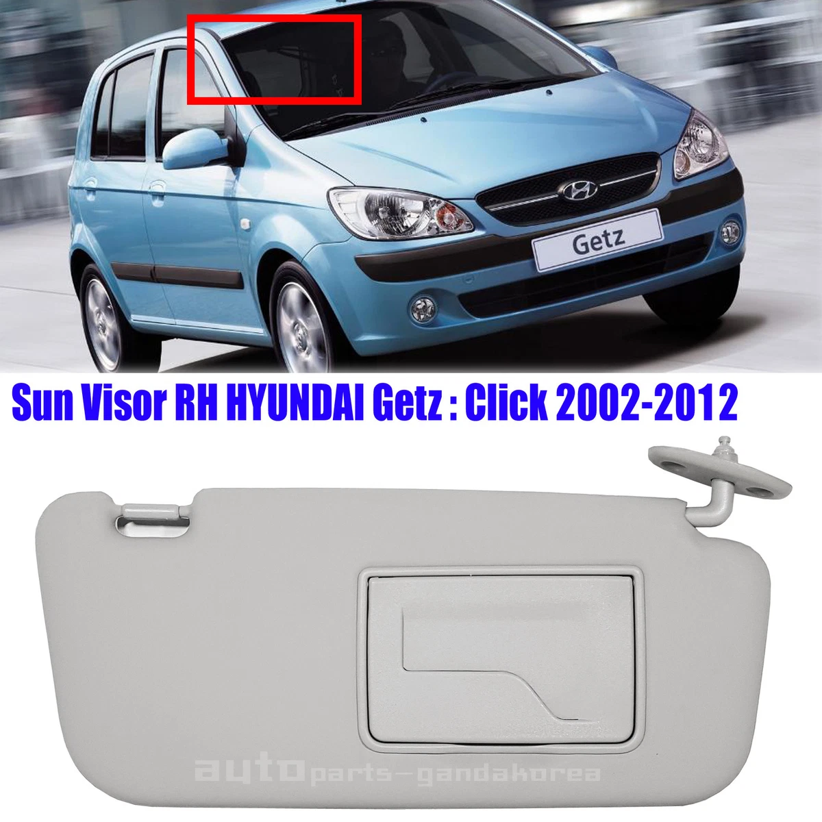 Hyundai getz cheap sun visor