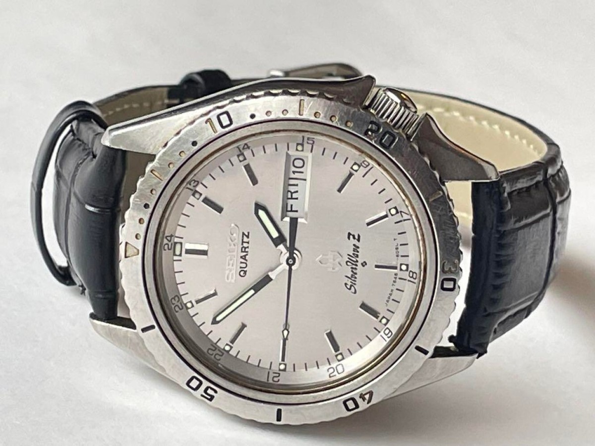 時計 SEIKO Silver Wave Z 7546-605A Seiko Silverware Z - 7546-605A – Veteran Times Int