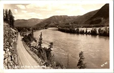 RPPC CLARKSFORK RIVER IDAHO 1943 US NAVY WWII era REAL PHOTO POSTCARD WW2 C6