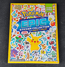 Bendon Pok mon Epic Sticker Collection 2nd Edition Sticker Book 1,000 Stickers