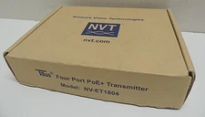 NVT  Network Video Technologies  Tbus Four Port PoE+ Transmitter  NV-ET1804