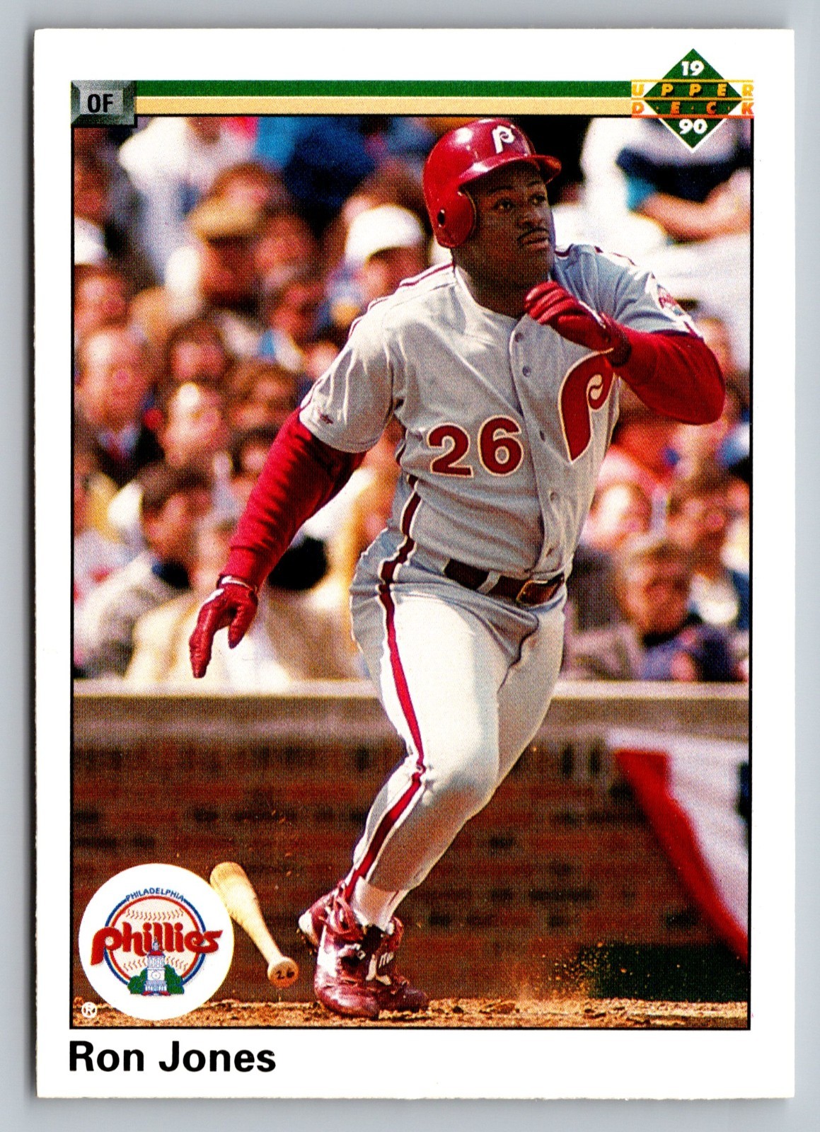 1990 Upper Deck - #94 Ron Jones Philadelphia Phillies Baseball
