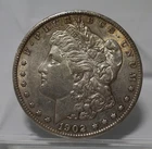 1902-S Morgan Silver Dollar AU, Semi-Key, Mild Toning, Nice!!