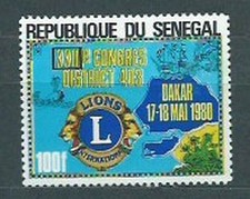 Senegal - Mail Yvert 536 ** Mnh Club Lions