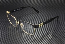 VERSACE VE1264 1436 Matte Black Demo Lens Men's Pillow Eyeglasses Frame 54 mm