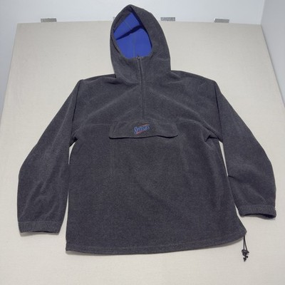 Sensas Hooded Fleece Mens XL Grey Fishing Smock Windproof Pullover Polyester