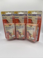 3 Nicorette Gum Pocket Pack 2mg Fruit Chill 20 Pieces Ea 60 01/2028
