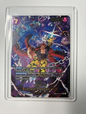 Eustass Captain Kid EB04-039 SP Alt Art One Piece TCG The Azure Sea s Seven NM