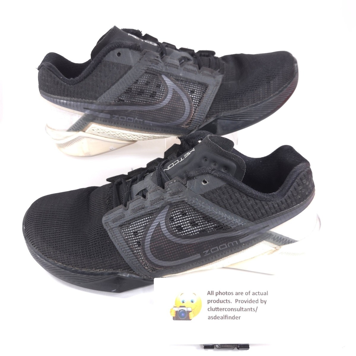 Nike Zoom Metcon Turbo 2 Athletic Lace Up Shoe Mens Size 7.DH3392-010 Black Nike Zoom Metcon Turbo 2 Black Metallic Cool Grey for Sale  main image 2