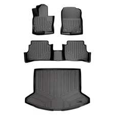 SMARTLINER A0301/B0301/D0301 2-Row Floor Liners +Behind Second Row Cargo Liner