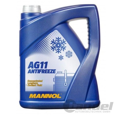 5 LITER MANNOL AG11 BLAU KONZENTRAT KÜHLERFROSTSCHUTZ KÜHLMITTEL