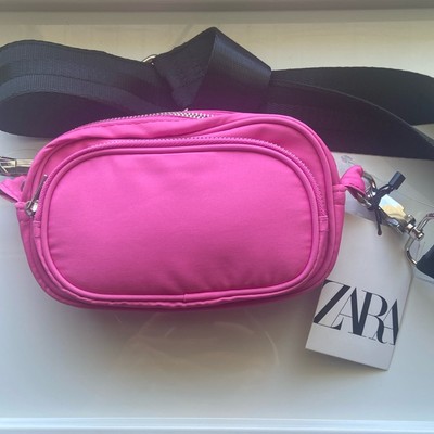  ZARA Pink Purse Pouch Fanny Pack Bag Adjustable Removable Strap