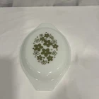 Vintage Pyrex Crazy Daisy Spring Blossom 1 1/2 Qt Oval Casserole Dish Lid 943