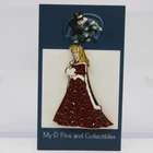 A5 Disney Shopping LE Pin Sleeping Beauty Aurora Holiday Christmas Pave Jeweled