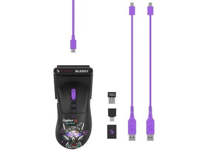 A4TECH KABELLOSE MAUS BLOODY R73 ULTRA DUO CYPHER GHOST GAMING