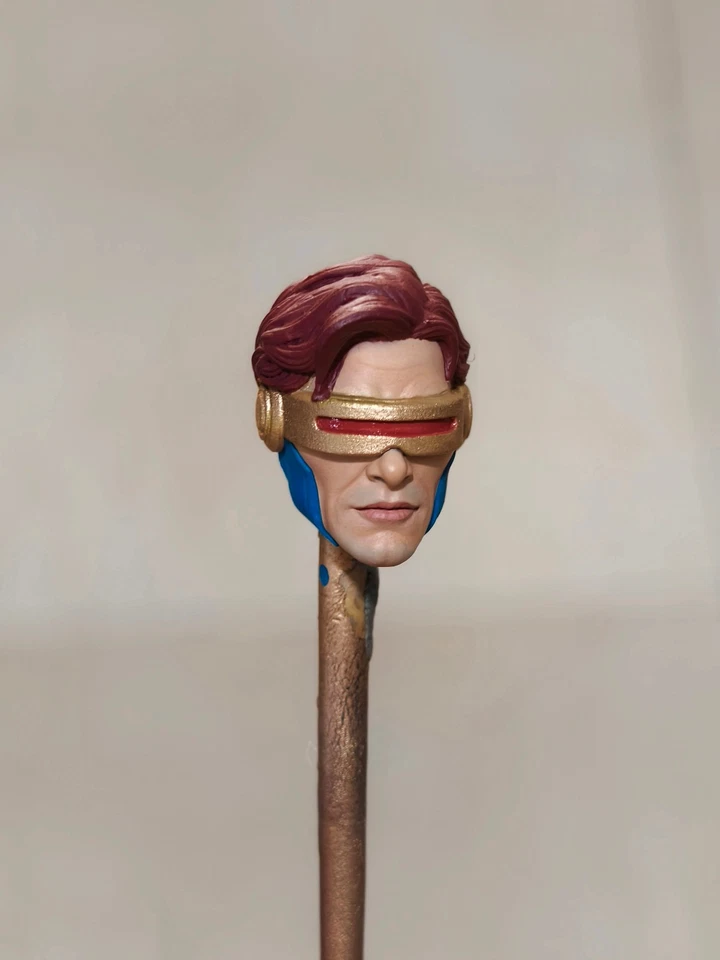 DIY 1/12 Cyclops James Marsden Head Sculpt for6'' Male Action Figure Body Toy - Image 4 of 4