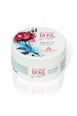 BULGARIAN ROSE Rose Körperbutter 240ml Hautpflege Natural Body Butter Bulgarische Rose