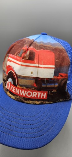 Vintage Kenworth Trucker Hat Snapback Cap 80s style Made In USA - Picture 5 of 9