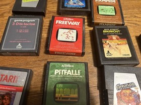 Vintage Atari CX-2600A Video Computer System Home Gaming System W/ 14 Games
