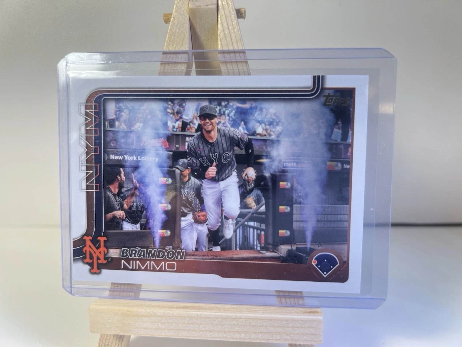 Brandon Nimmo 2025 Topps #331 Golden Mirror Image Variation SP New York Mets