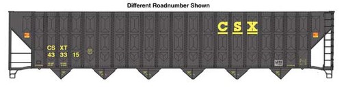 Tolva para astillas de madera Walthers Mainline 910-56344 escala HO 73' RTR CSX #433450 | Zustand: New