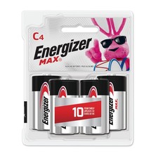 Energizer Max C Alkaline Batteries 1.5V 0.8Ah Pack of 4-Pack