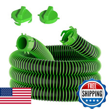 15 FT Sewer Hose for RV Camper - RV Sewer Hoses with Swivel Fitting Extension Ki