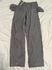 Pre Owned Chef Works Checkered Chef Pants Size Small