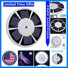 Eco-Friendly Solar Flag Pole Light with Remote Control - Illuminates Your Flag