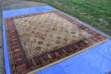 KARASTAN RUG SAMOVAR 900/901 TEA WASH VASE DESIGN 8.8 X 10.0 NICE #Sam2