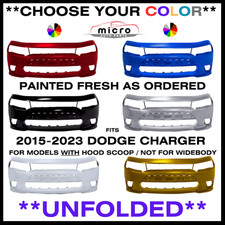 New Front Bumper For 2015-2023 Charger W/hood Scoop Choose Your Color Ch1000a23