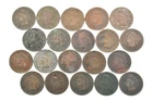 Lot 20 1800's 1890-1899 Indian Head Penny Cents US Coin Collection 2/5 Roll *372