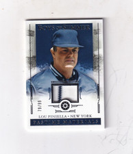 2025 LOU PINIELLA PANINI BOYS OF SUMMER GU JERSEY RELIC 79/99 NEW YORK YANKEES
