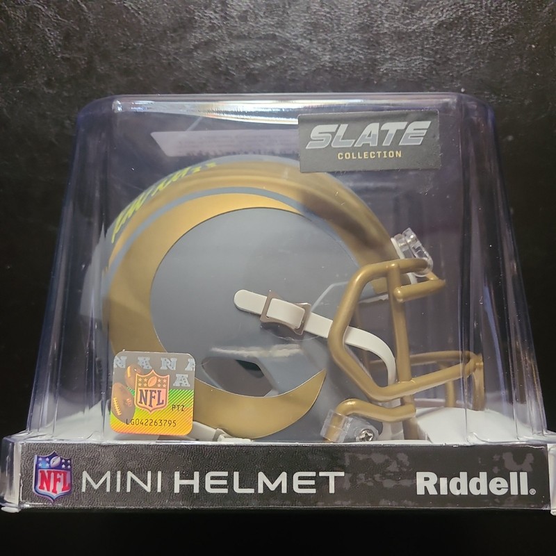 Kyren Williams Los Angeles Rams Autographed/signed  Mini Helmet 