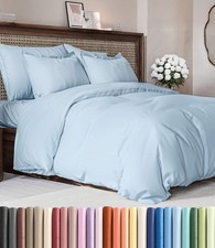 Duvet Cover Queen Size Set - Extra Soft Queen Duvet Cover 90" x 90" with 2 Pi...