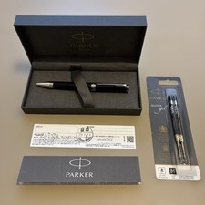 Parker Ingenuity Black Ct Refill Set Of 2 Ballpoint Pen