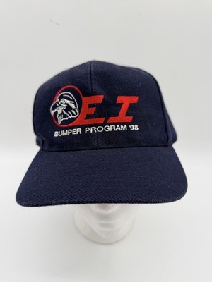 Vintage Otto OEI Bumper Program Hat Cap Snap Back Mens Blue Eagle 90s