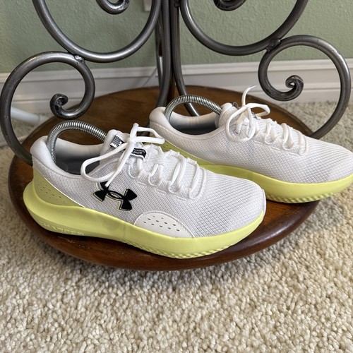 Under Armour Damenschuhe UA W Surge weiß & fluoreszierend gelb Athleisure 9 - Bild 2 von 6