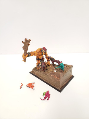 Golan the hill Giant Reaper Miniatures Bones Metal + Pink Horrors Warhammer +