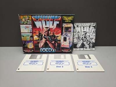 OPERATION WOLF THE WOLRD'S NO.1 ARCADE GAME ATARI ST OVP BOXED SELTEN RAR