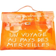 Hermès Vinyl Transparent Kelly Souvenir 1998 Handbag Tasche