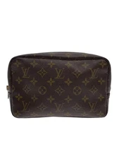 LOUIS VUITTON Trousse Toilet 23 Monogram Canvas PVC BRW From Japan
