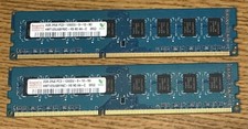HYNIX 2GB PC3-10600U RAM 4GB Kit HMT125U6BFR8C