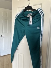 Adidas Originals Classic SST Track Pants, Green Kids Size US L, UK 13-14Y, NWT