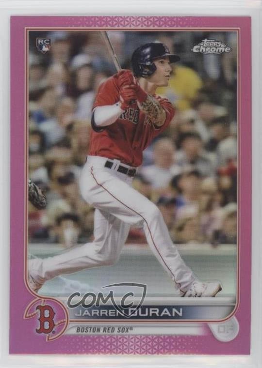 2022 Topps Chrome Pink Refractor Jarren Duran #113 Rookie RC 12g7
