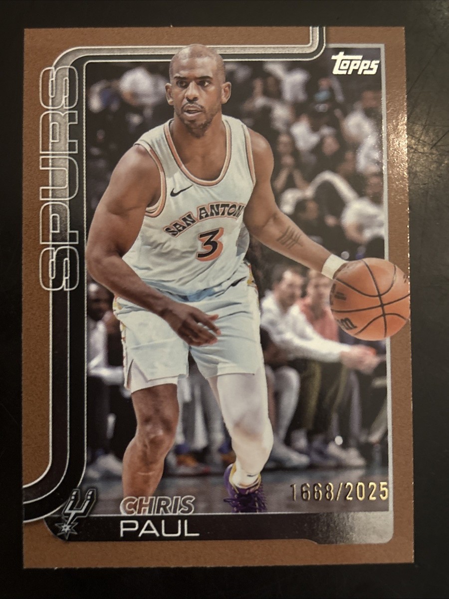 Chris Paul 2025-26 Topps Basketball Gold /2025 Spurs #198 | eBay