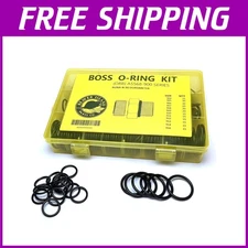 Professional O-Ring Hydraulic Kit - 245 Pieces, 12 Sizes, 90 Durometer, USA Made